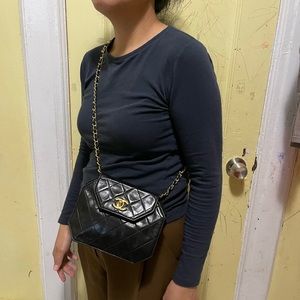 Chanel Matelasse mini crossbody and handbag